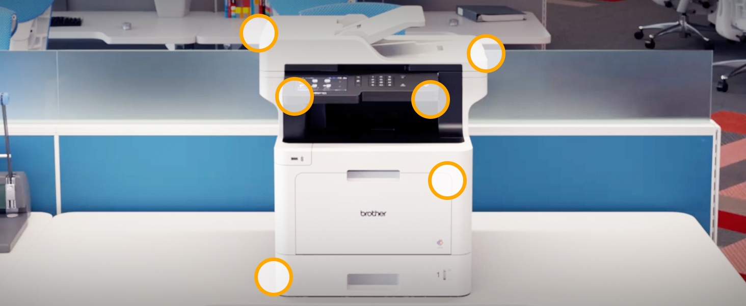 MFCL8905CDW hotspots